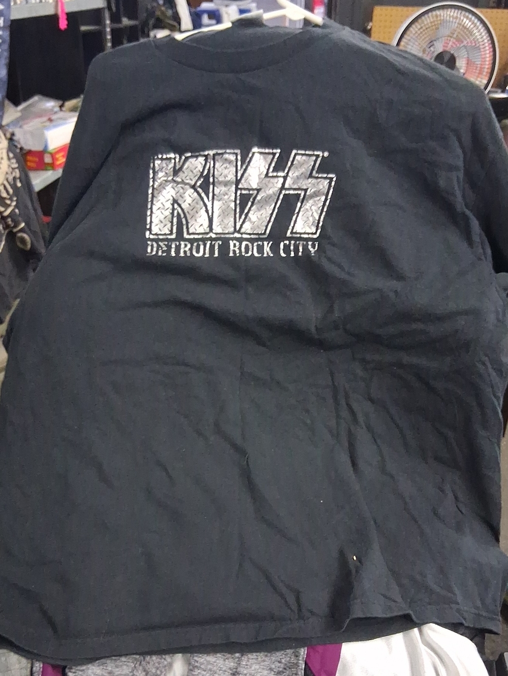 Vintage KISS Black 'Detroit Rock City' Mens Short Sleeve Tee